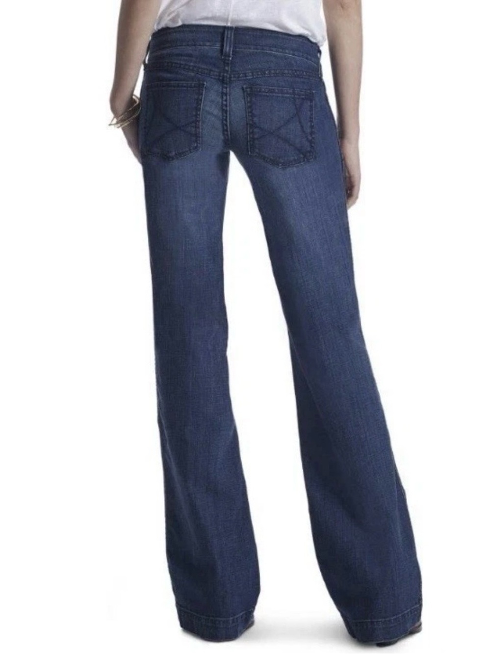ARIAT **  WIDE LEG TROUSER Jeans ** * Women’s  W 33 L  32  * ELLA BLUEBELL *